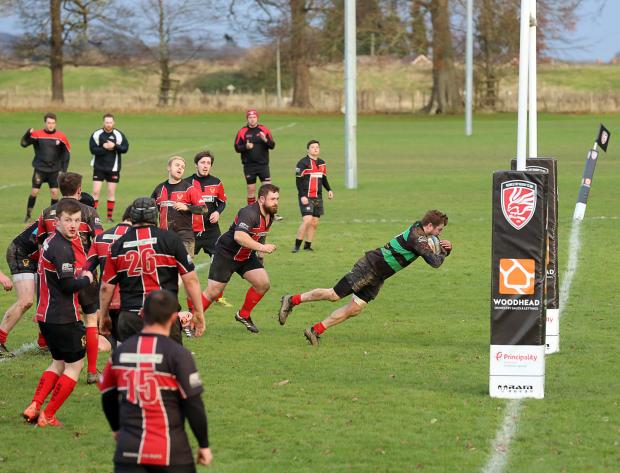 Border Counties Advertizer: Action from Oswestry's win over Essington. Picture by Nick Evans-Jones.